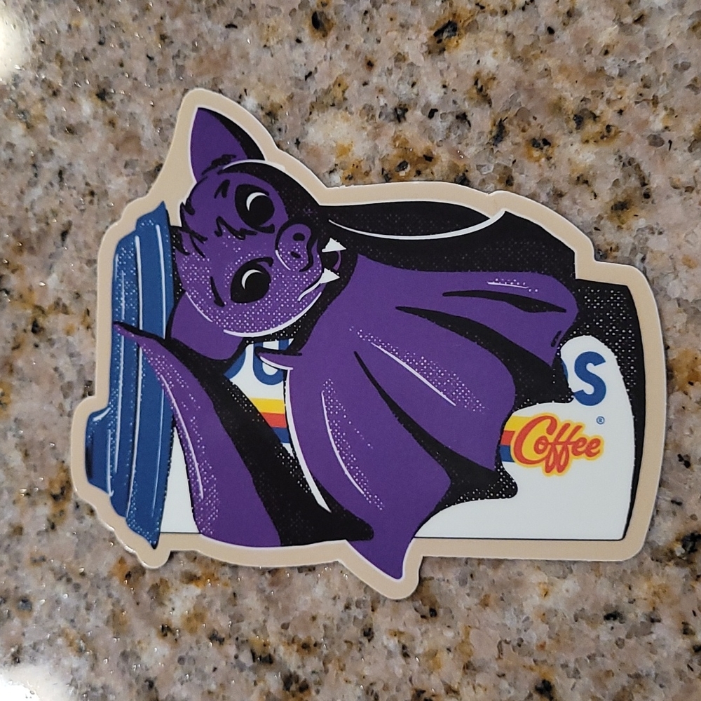 Dutch Bros Monthly Bat Sticker